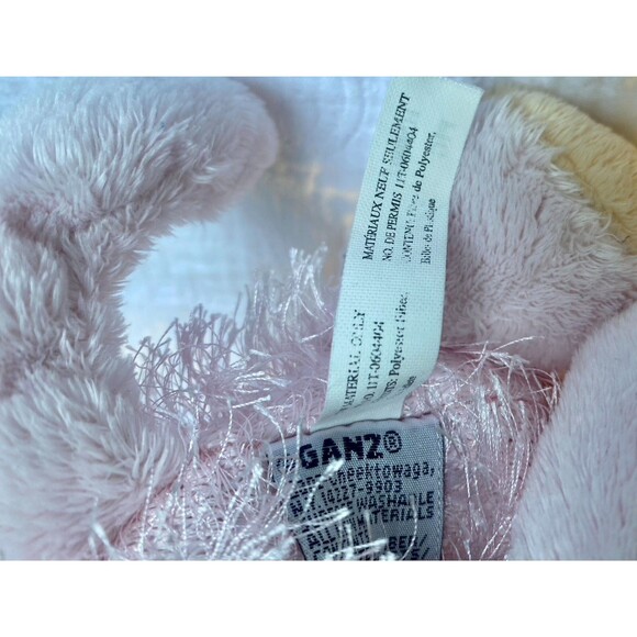 Ganz Webkinz Retired Pink Pig HM002 Stuffed Plush 8" Fluffy Farm Animal Toy - Picture 10 of 15